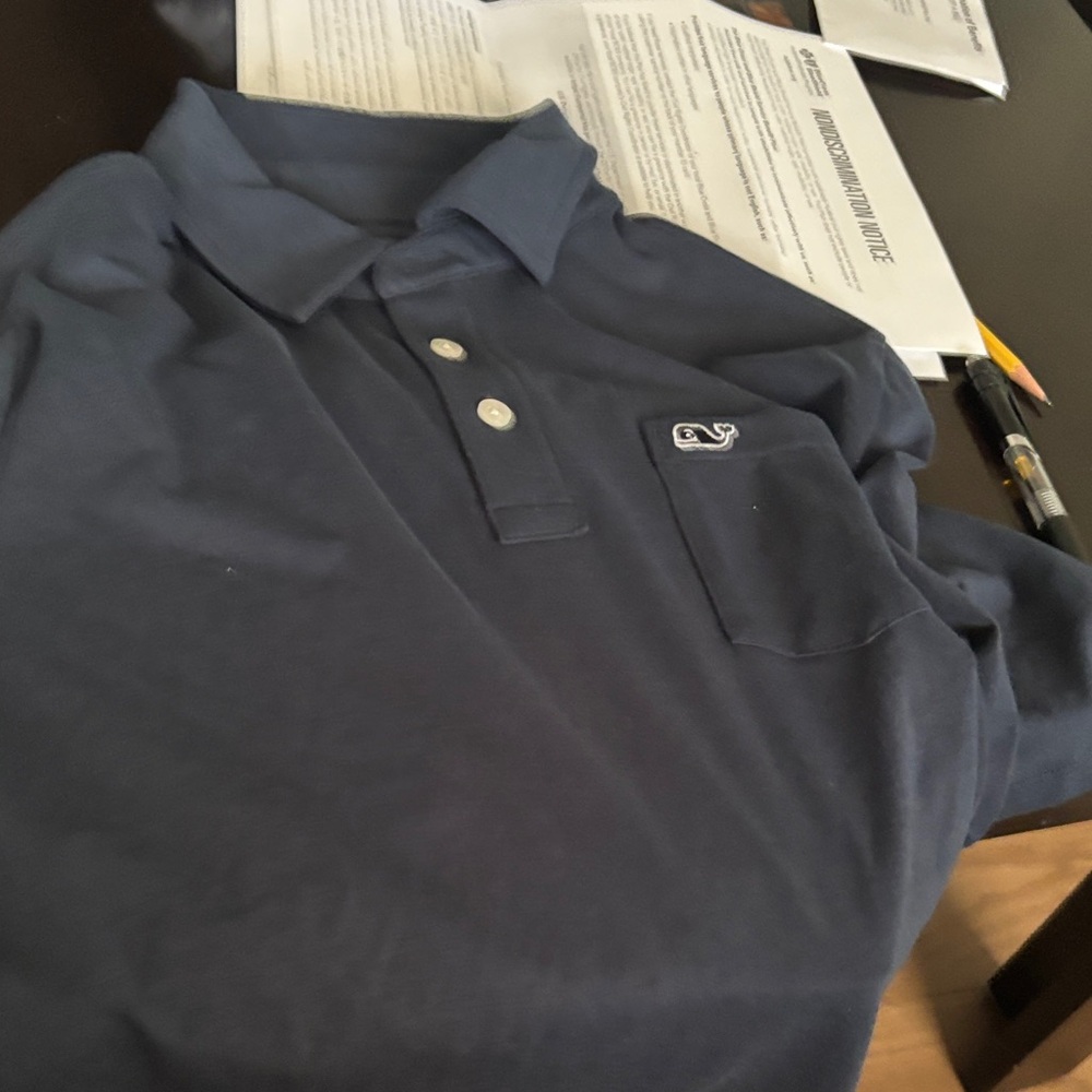Vineyard Vines Dark Blue Polo Shirt